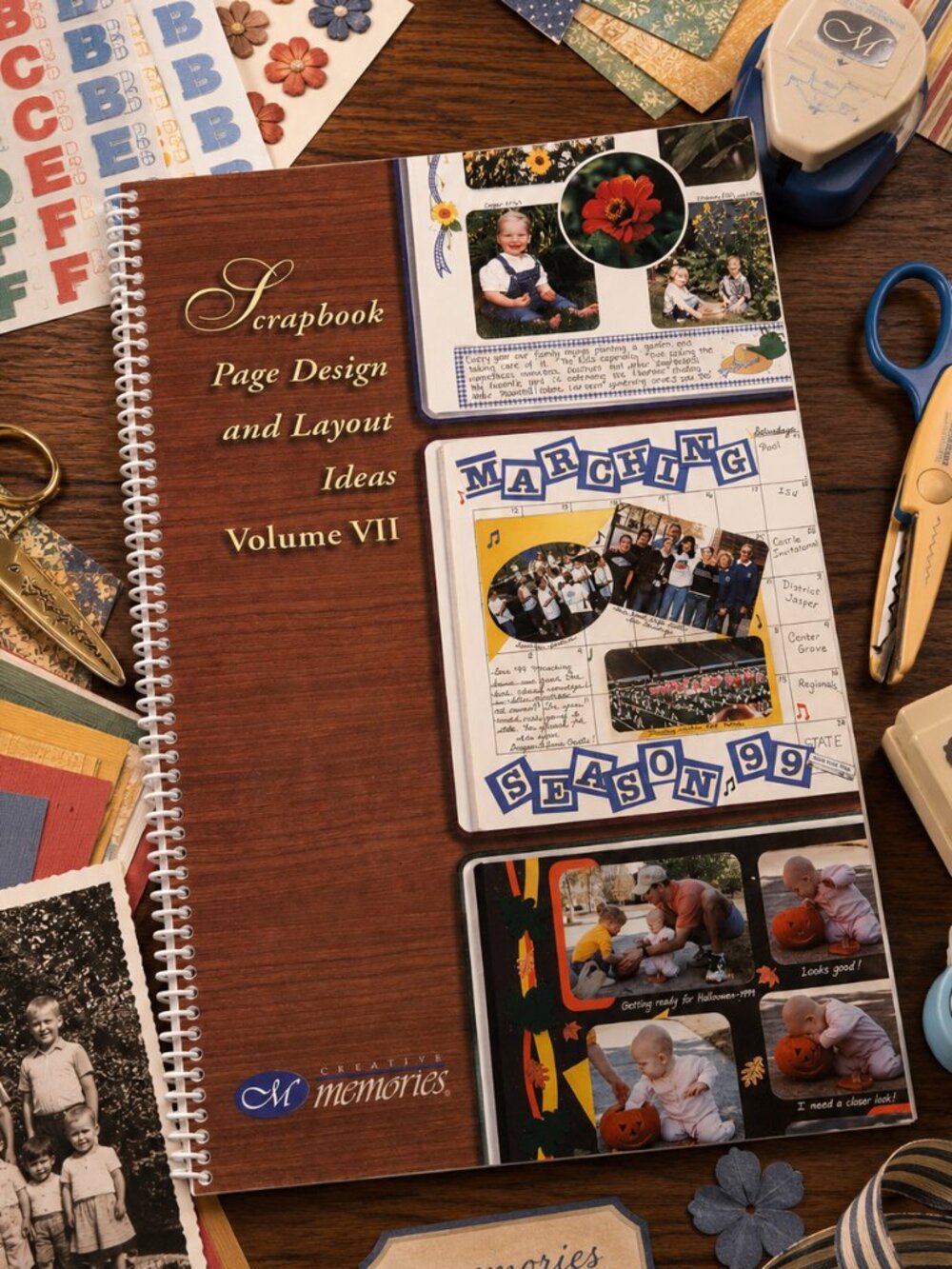 Creative Memories Scrapbook Page Design & Layout Ideas Vol VII 2001 Spiral